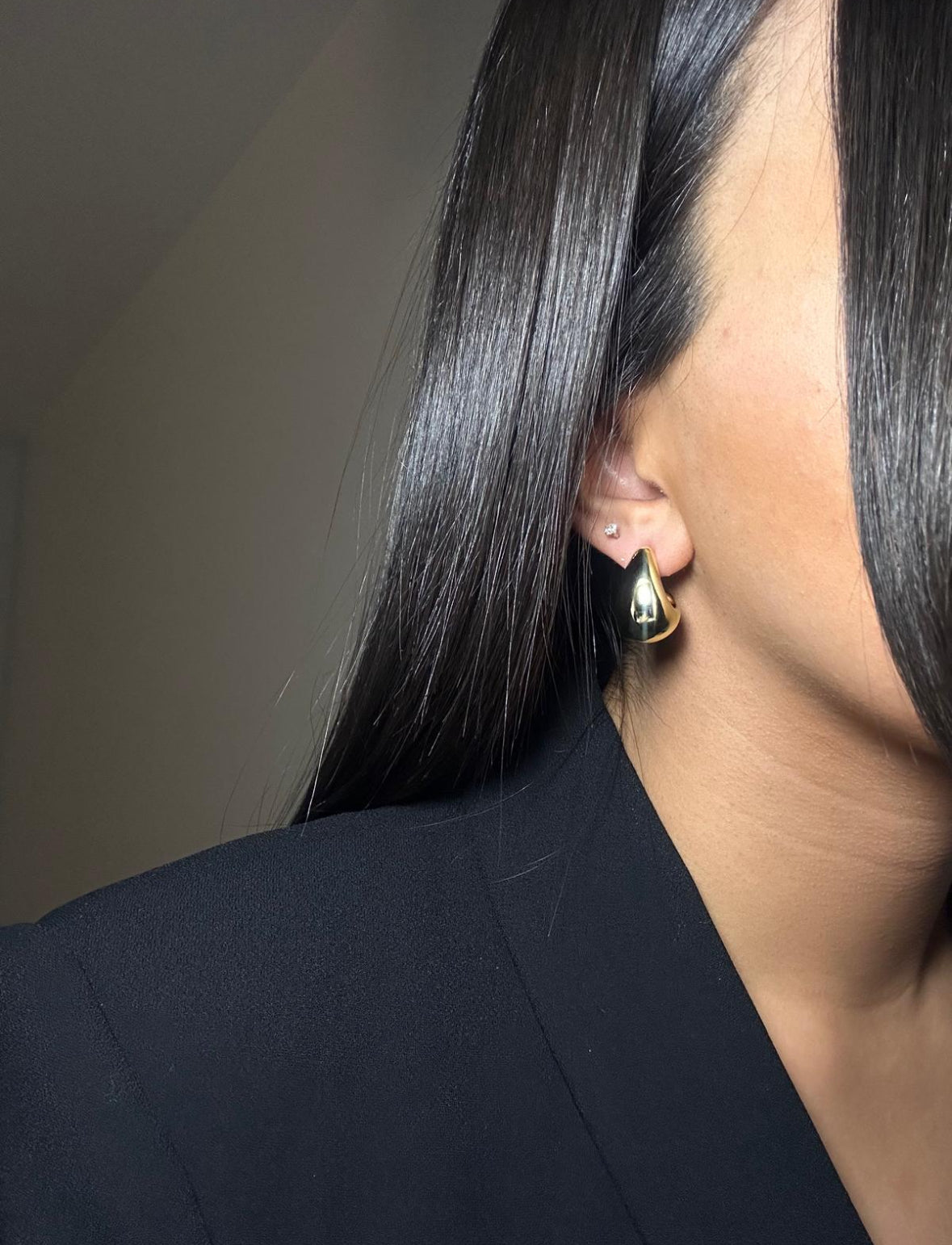BOUCLES D’OREILLES GOUTTE D’OR